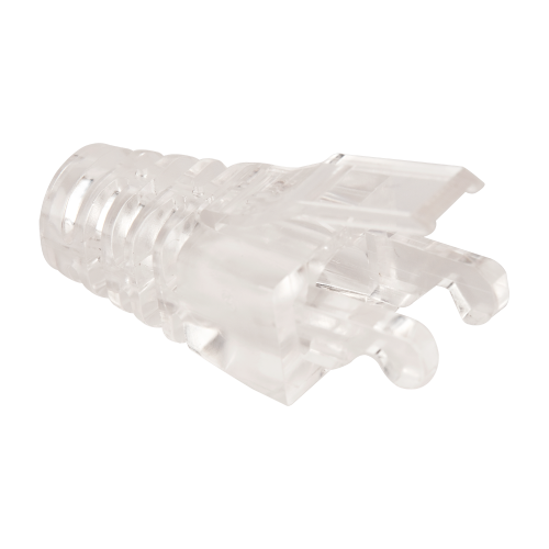 Защитные колпачки для кабеля 5,5 мм, на соединение коннектора с кабелем, прозрачные, 100 шт. в пчк.